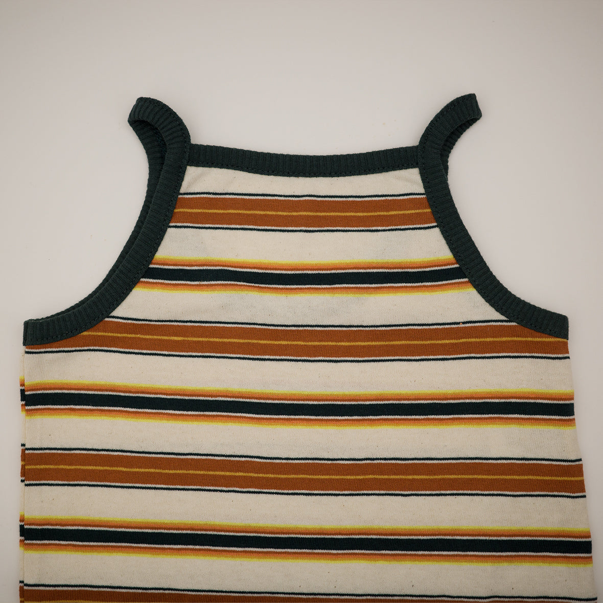 【30%OFF】&pal - multi border one-piece<brown>