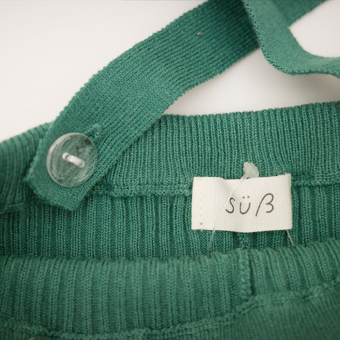 süß - Frilled Knit Unitard<GREEN>