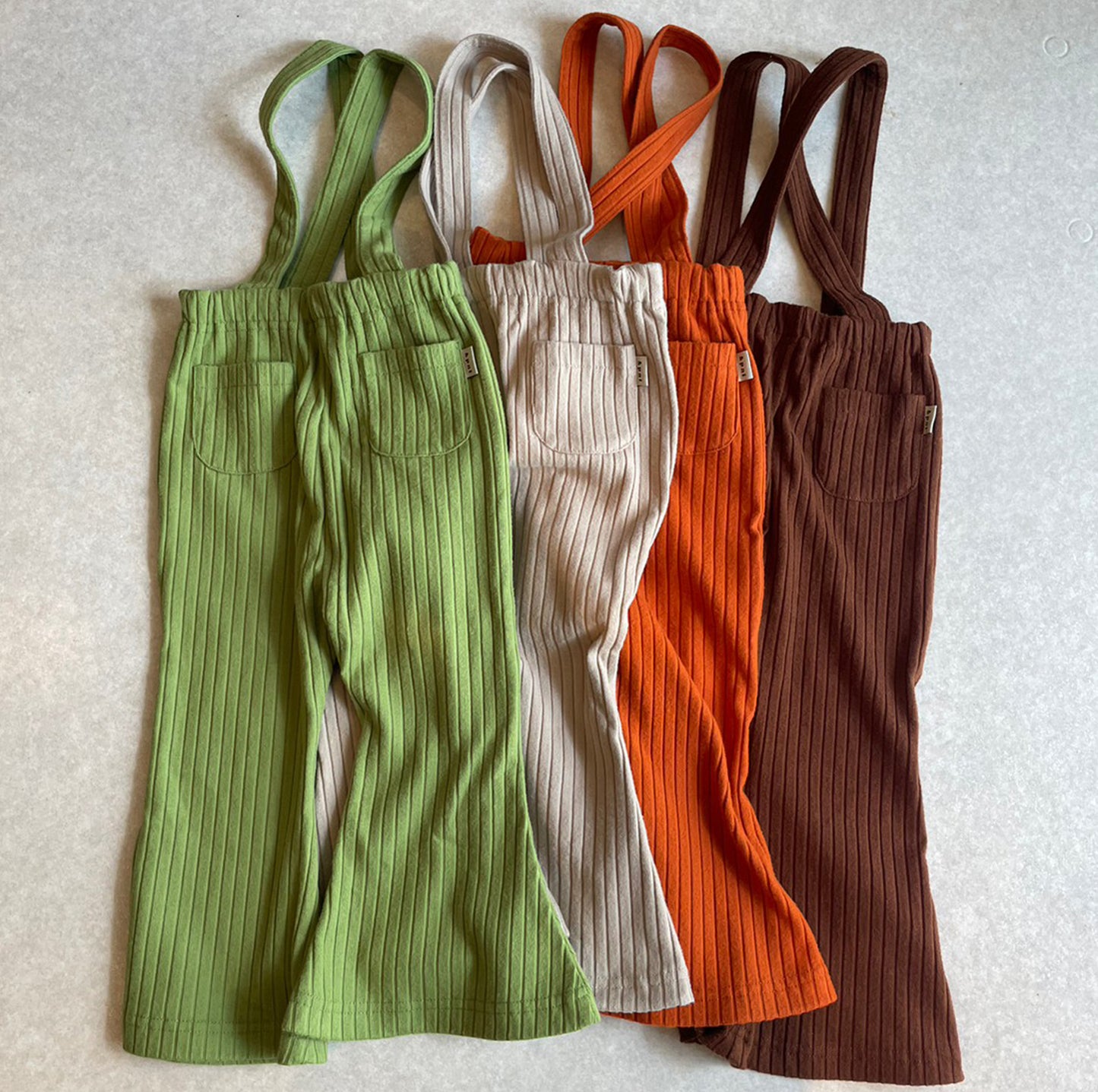 【30%OFF】&pal - Lib flare salopette<brown>