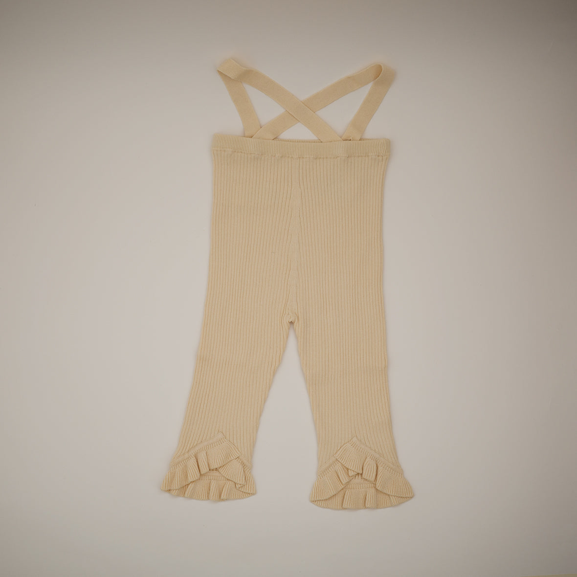 süß - Frilled Knit Unitard<ECRU>