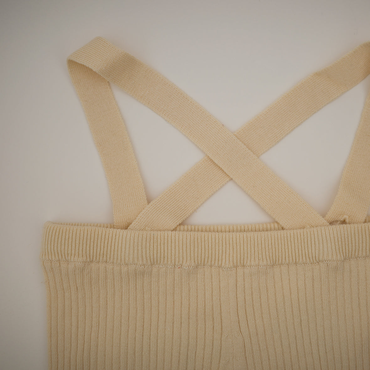 süß - Frilled Knit Unitard<ECRU>