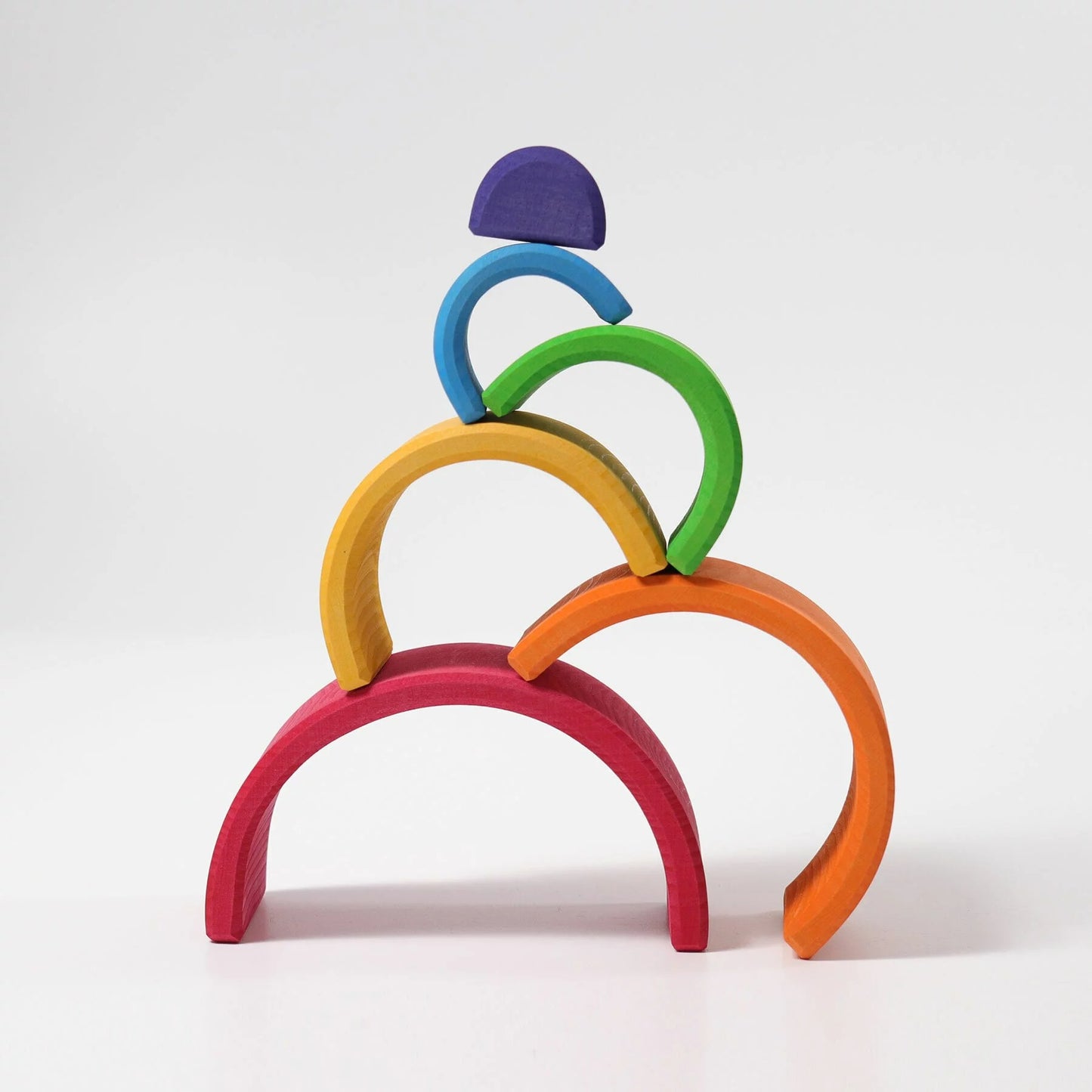 Grimm’s - Wooden Rainbow 彩虹積木 中 6pcs
