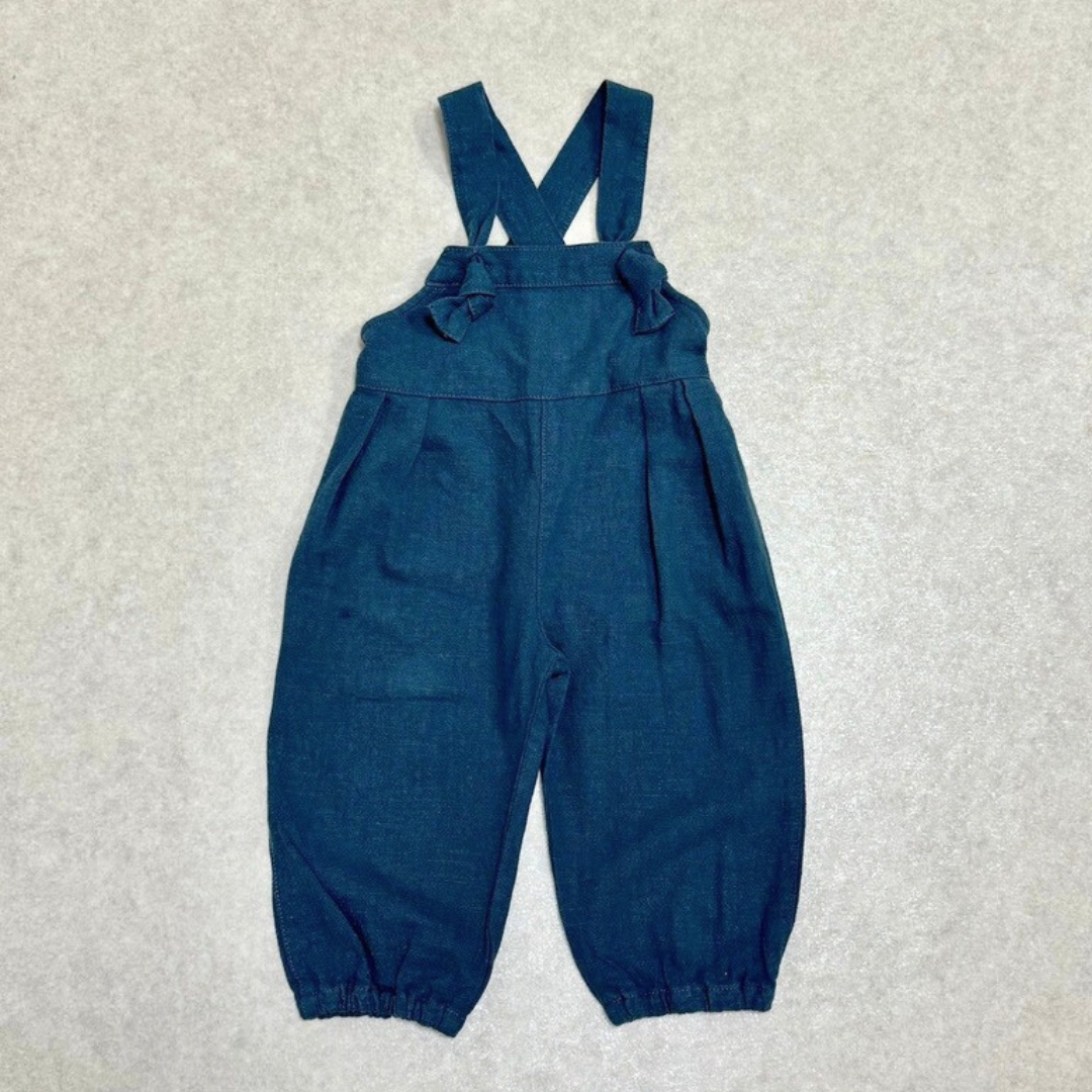 【預購】&pal - linen salopette<blue>