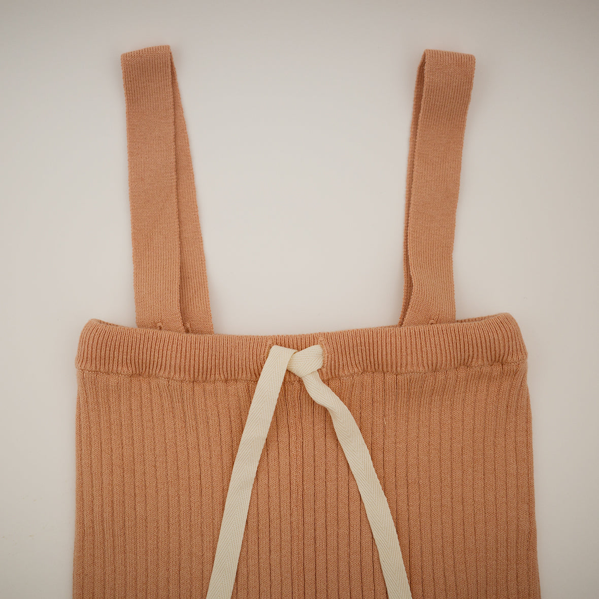 【預購】süß - Knit Unitard Patched on Hip<SALMON>
