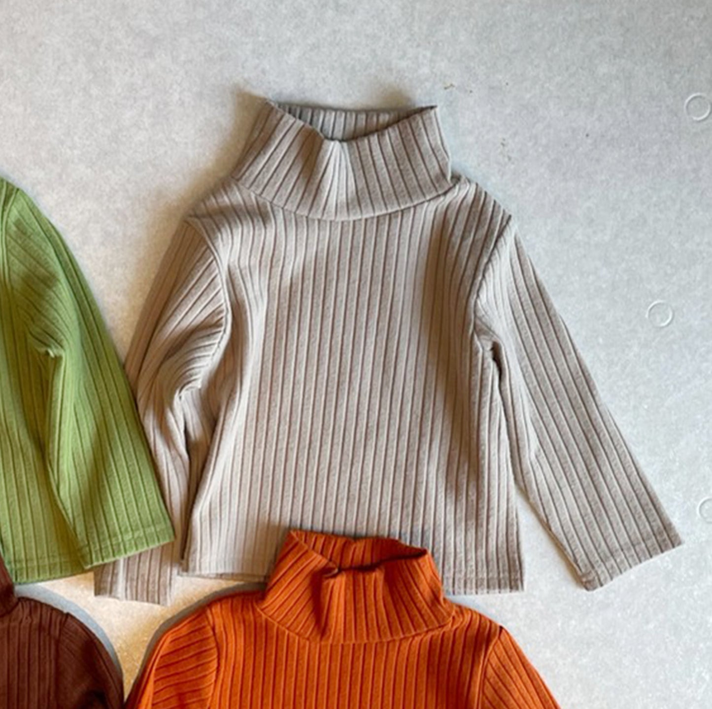 【30%OFF】&pal - Lib turtle tops<beige>