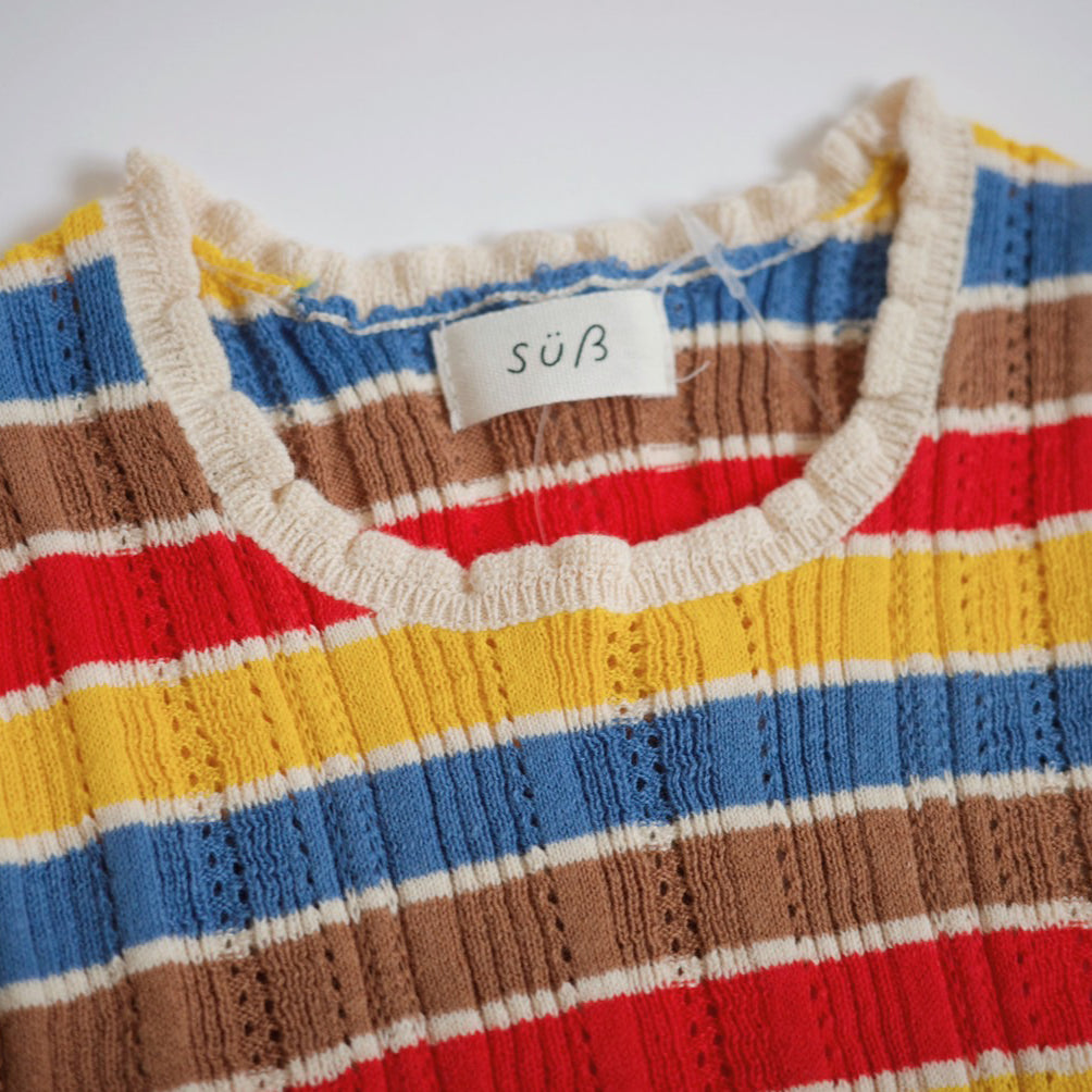 süß - Multis Border Knit Tops
