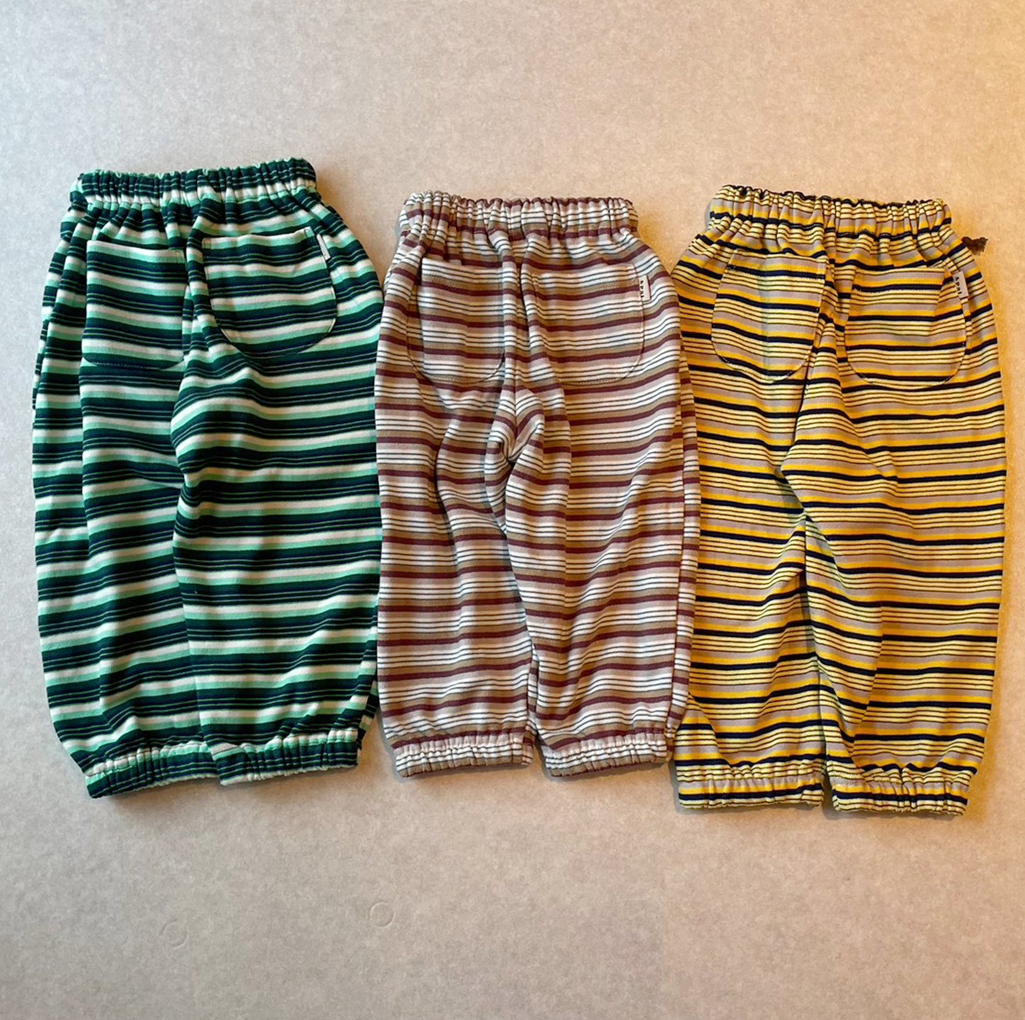 &pal - Multi border sweat pants<beige>