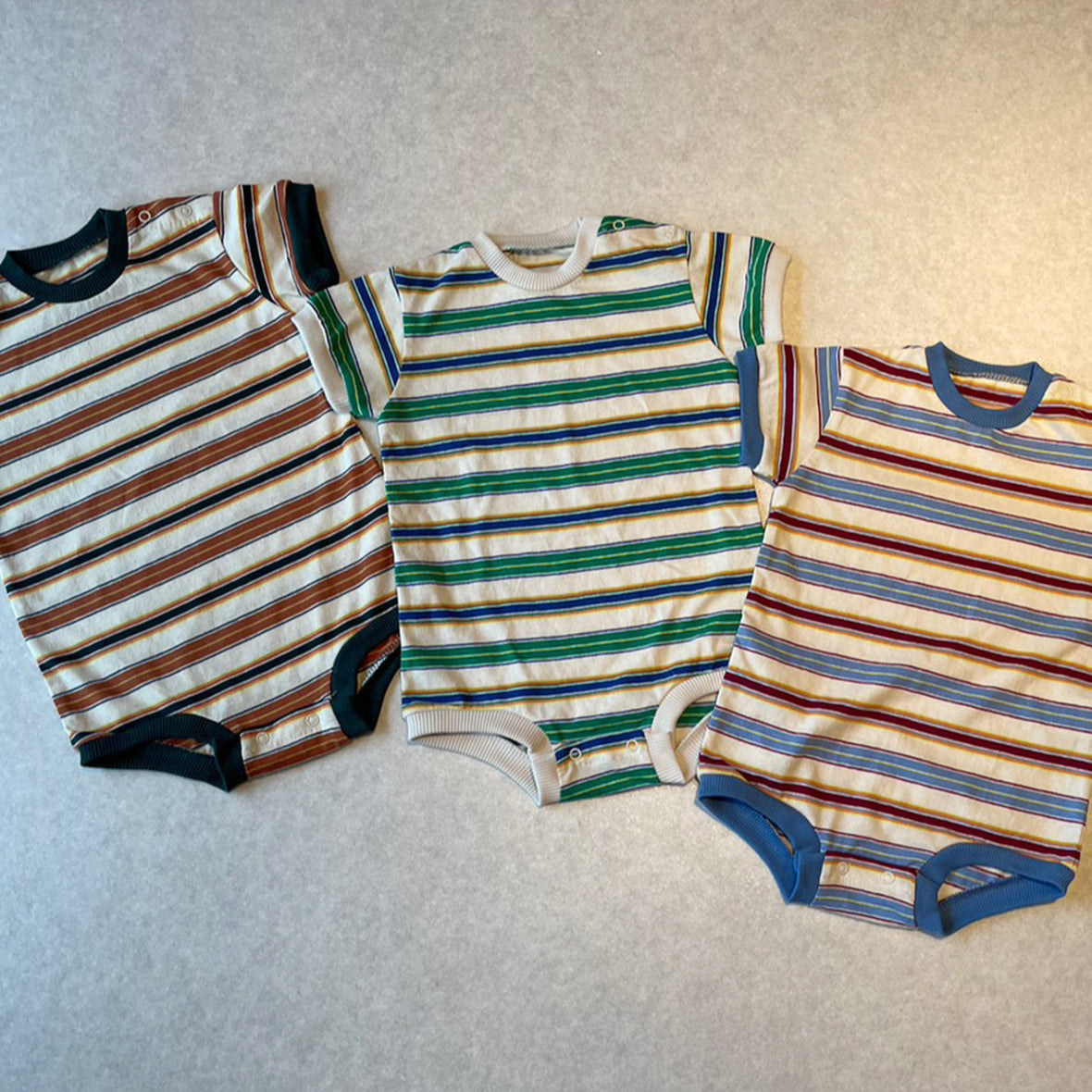 【30%OFF】&pal - multi summer border nosleeve rompus<brown>