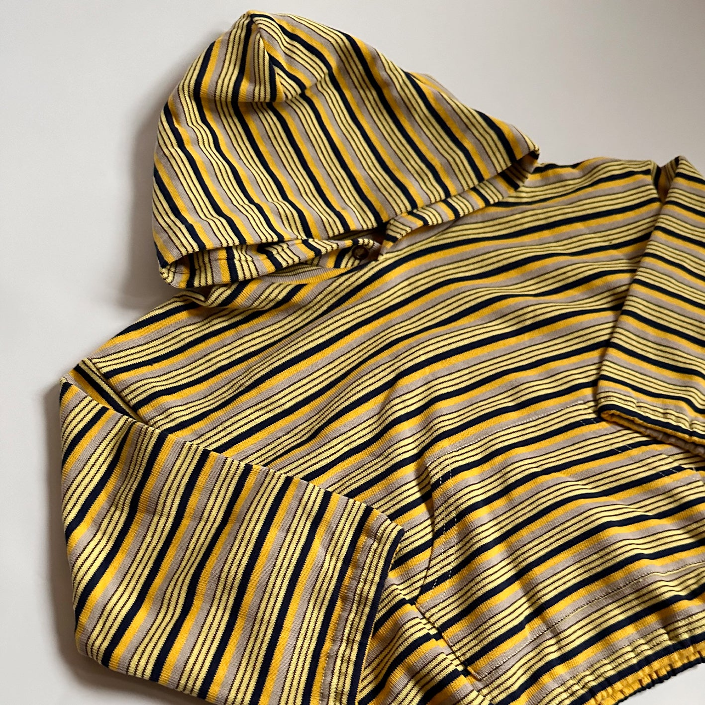 【30%OFF】&pal - Multi border sweat hoodie<yellow>