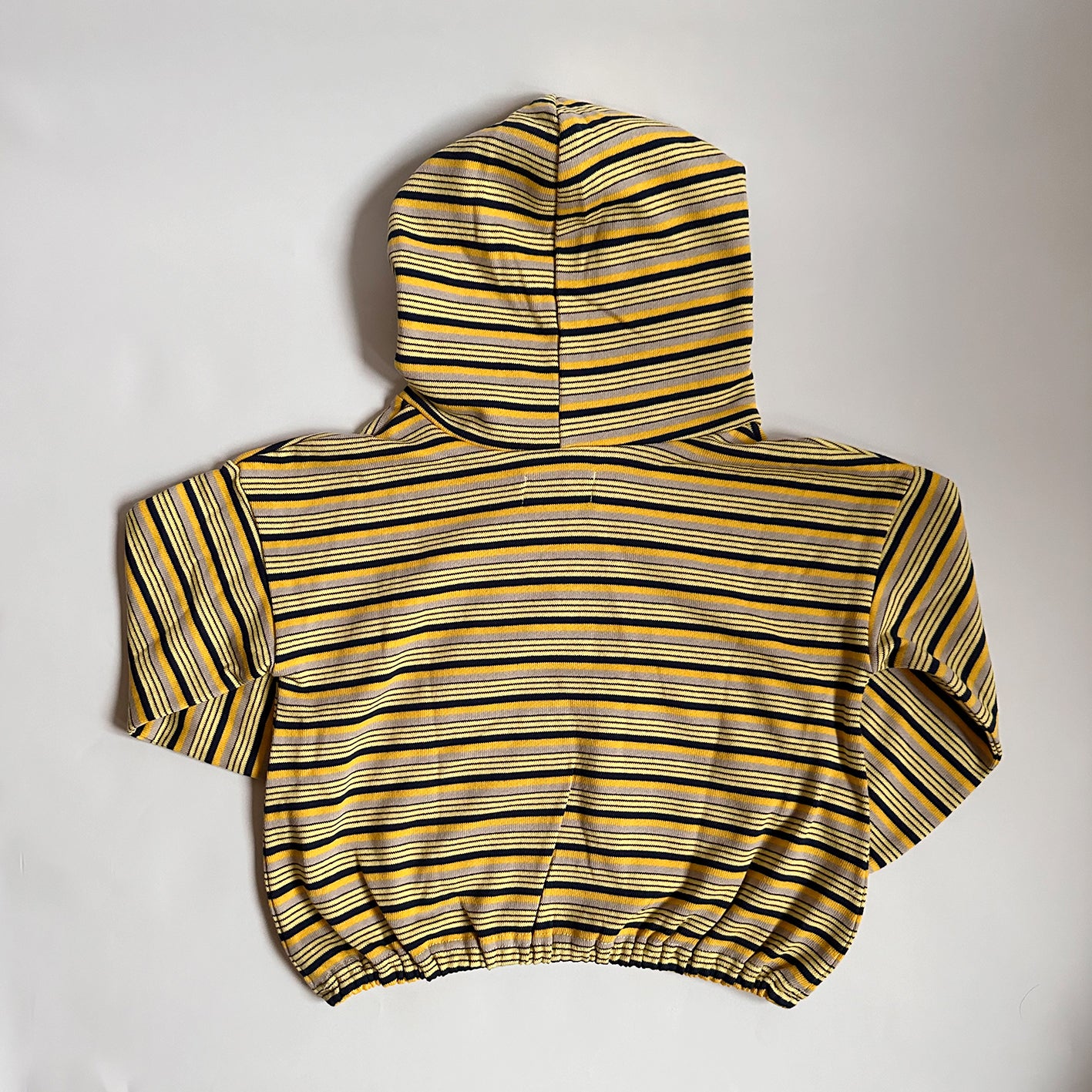 【30%OFF】&pal - Multi border sweat hoodie<yellow>