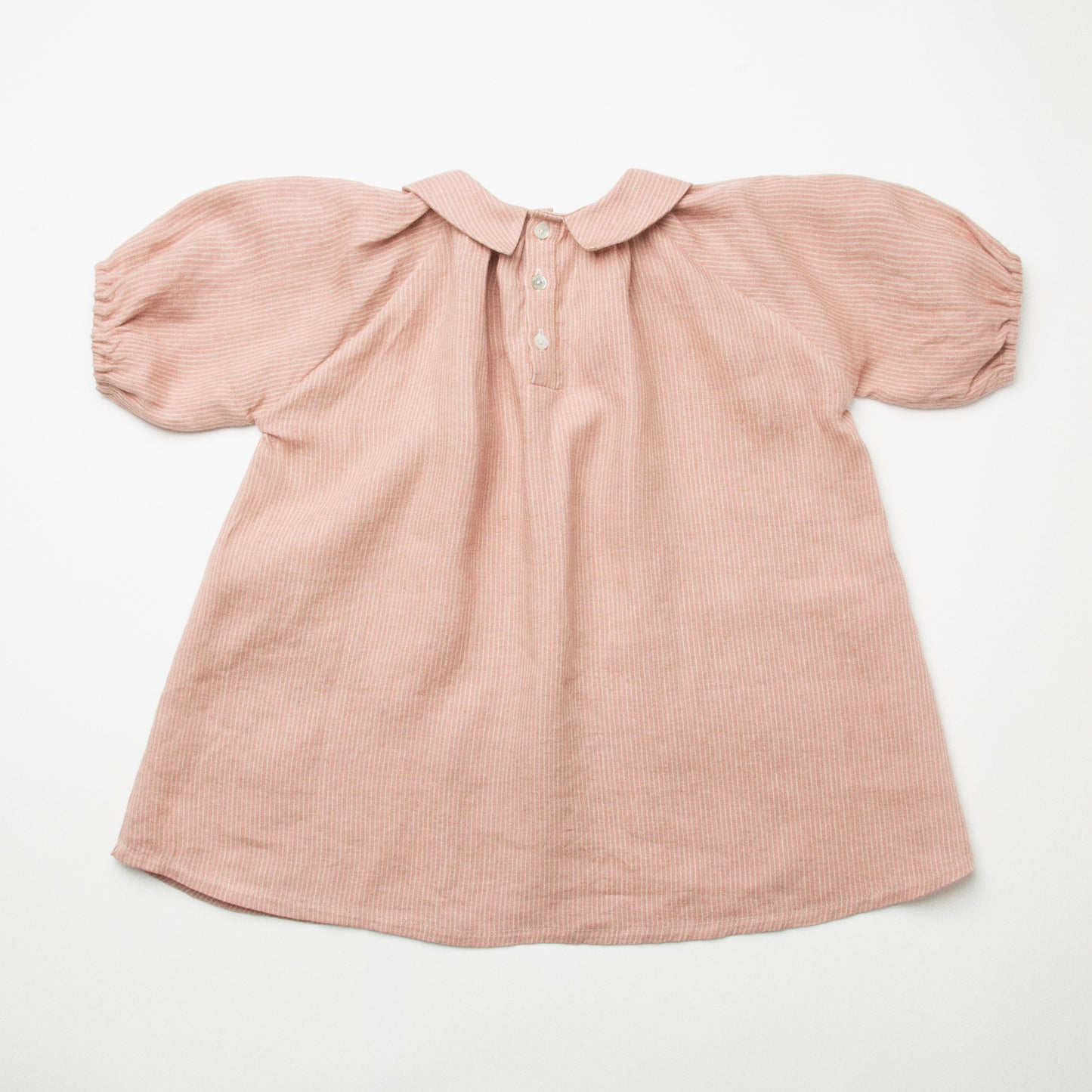 【50%OFF】Nellie Quats - Mother May I Dress <Dusty Rose Stripe Linen>