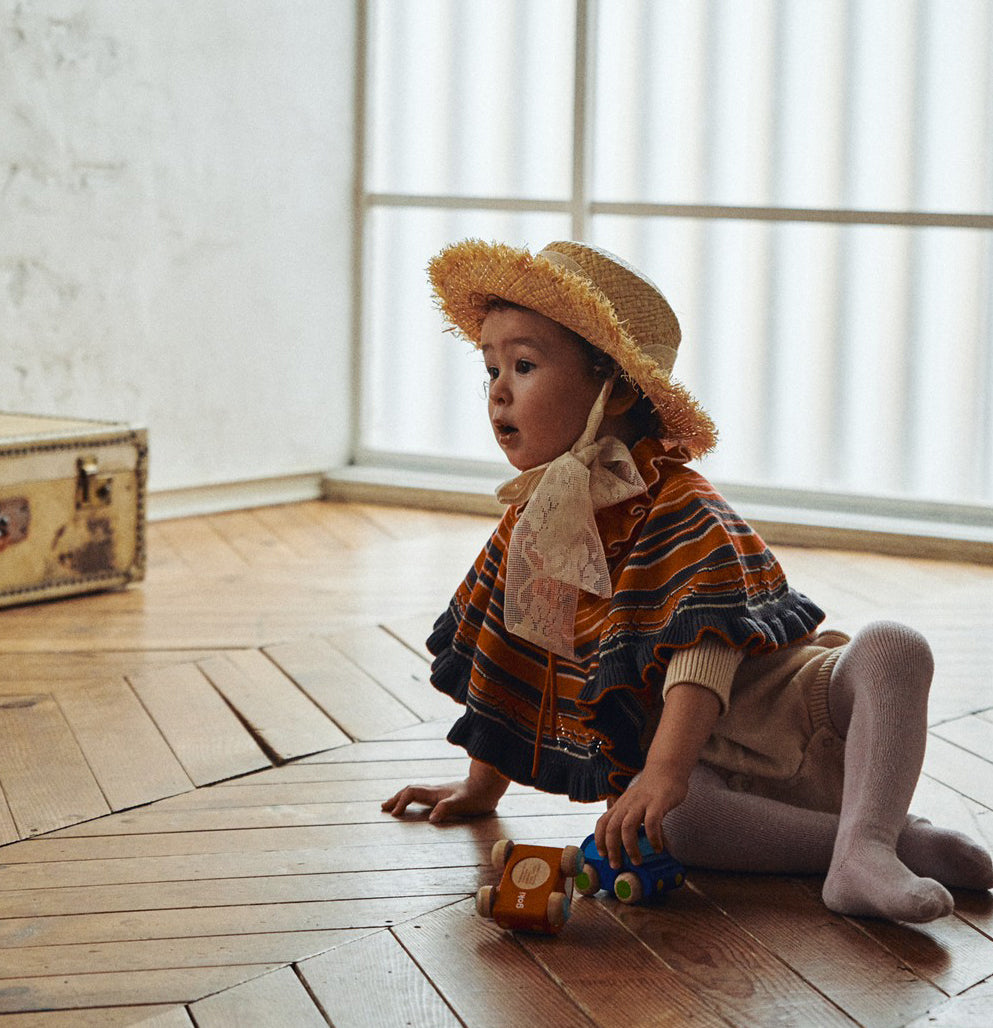süß - Straw Hat with Italian Lace