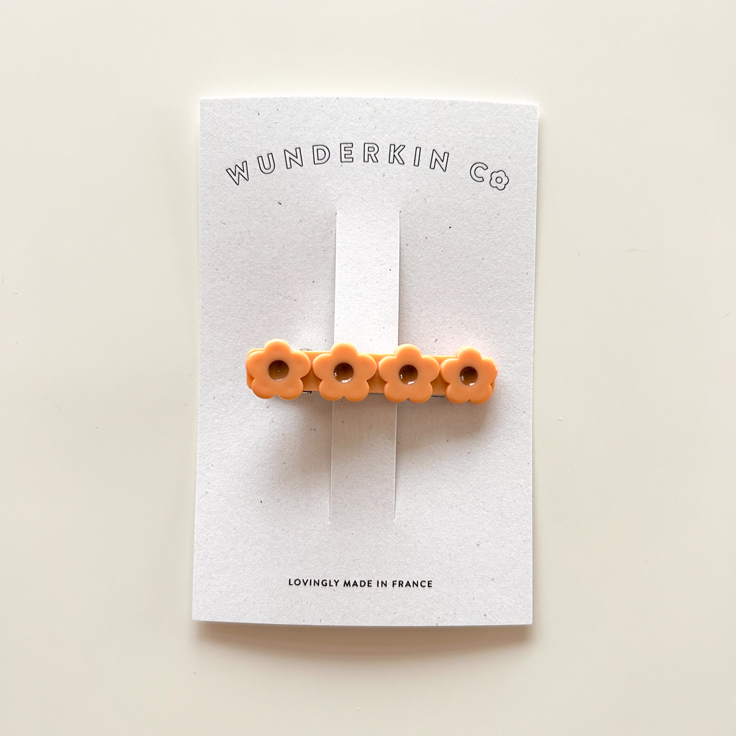 Wunderkin Co. - Flower Clip<Creamsicle>