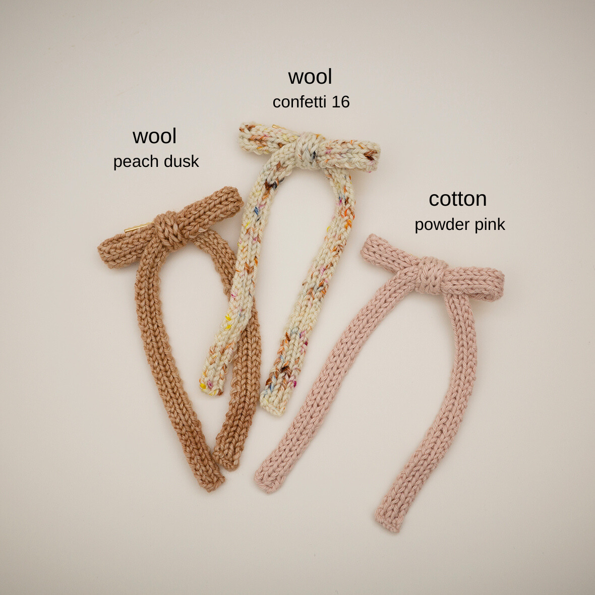 日本手工 - long 蝴蝶結髮夾<cotton>