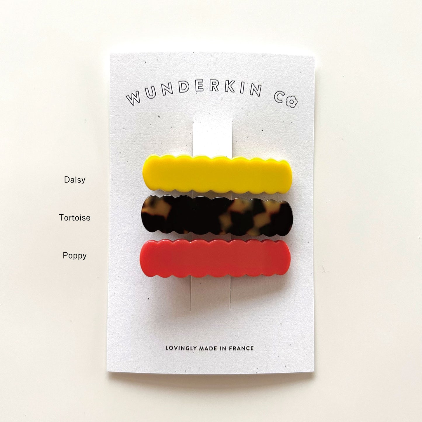 Wunderkin Co. - Scallop Clip<Daisy>
