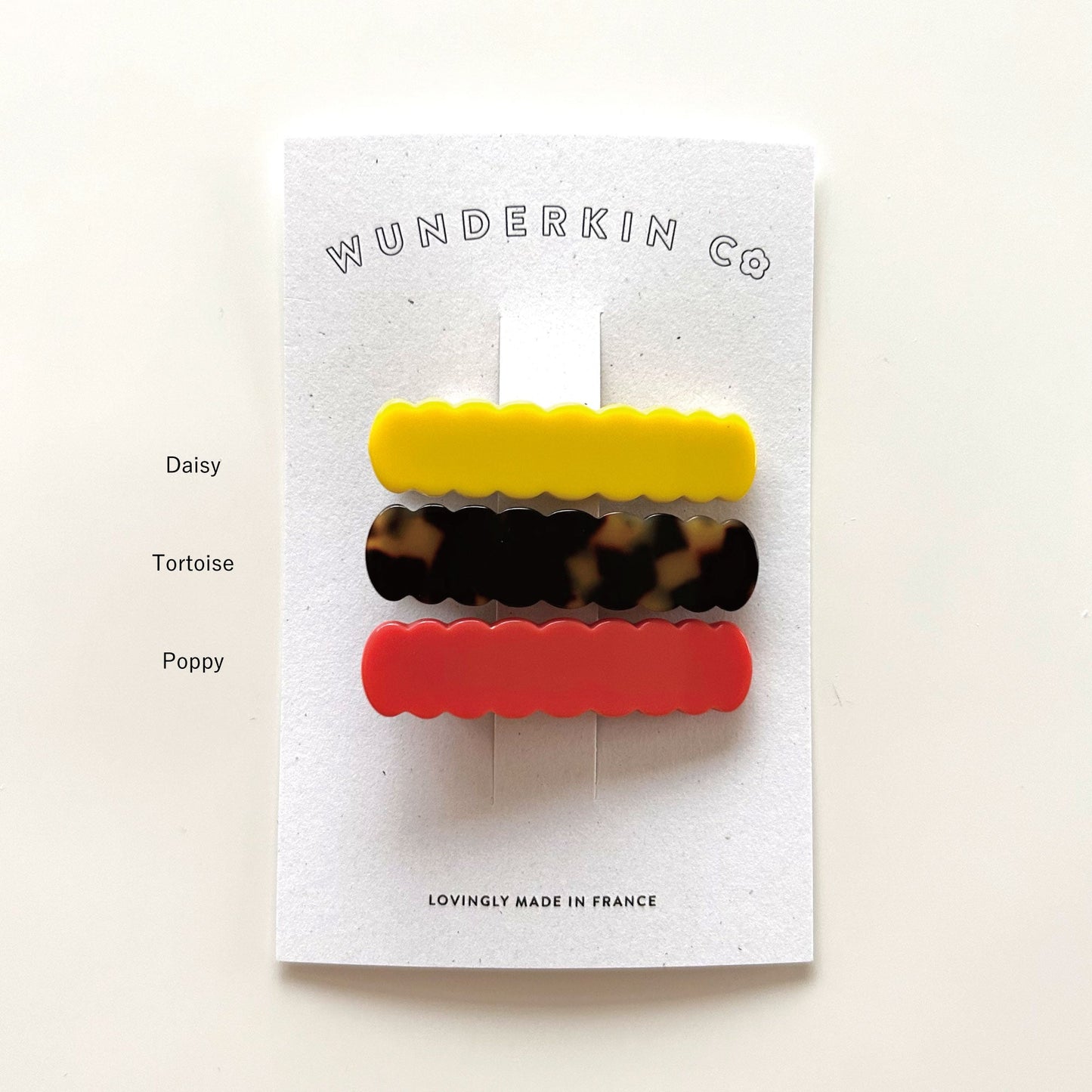 Wunderkin Co. - Scallop Clip<Tortoise>