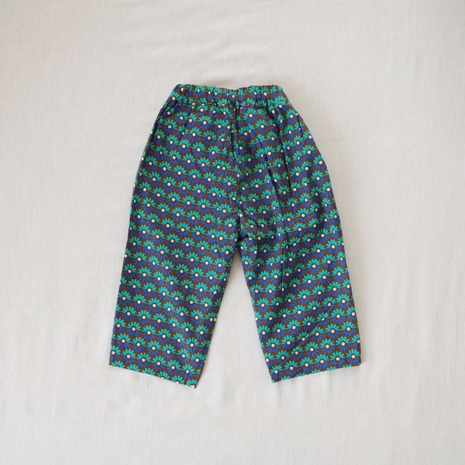 【30%OFF】&pal - flower print pants<brown>