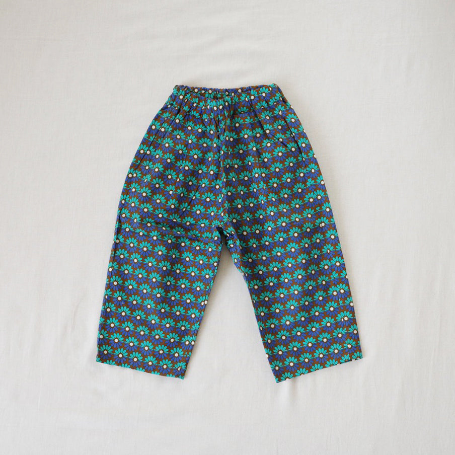 【30%OFF】&pal - flower print pants<brown>
