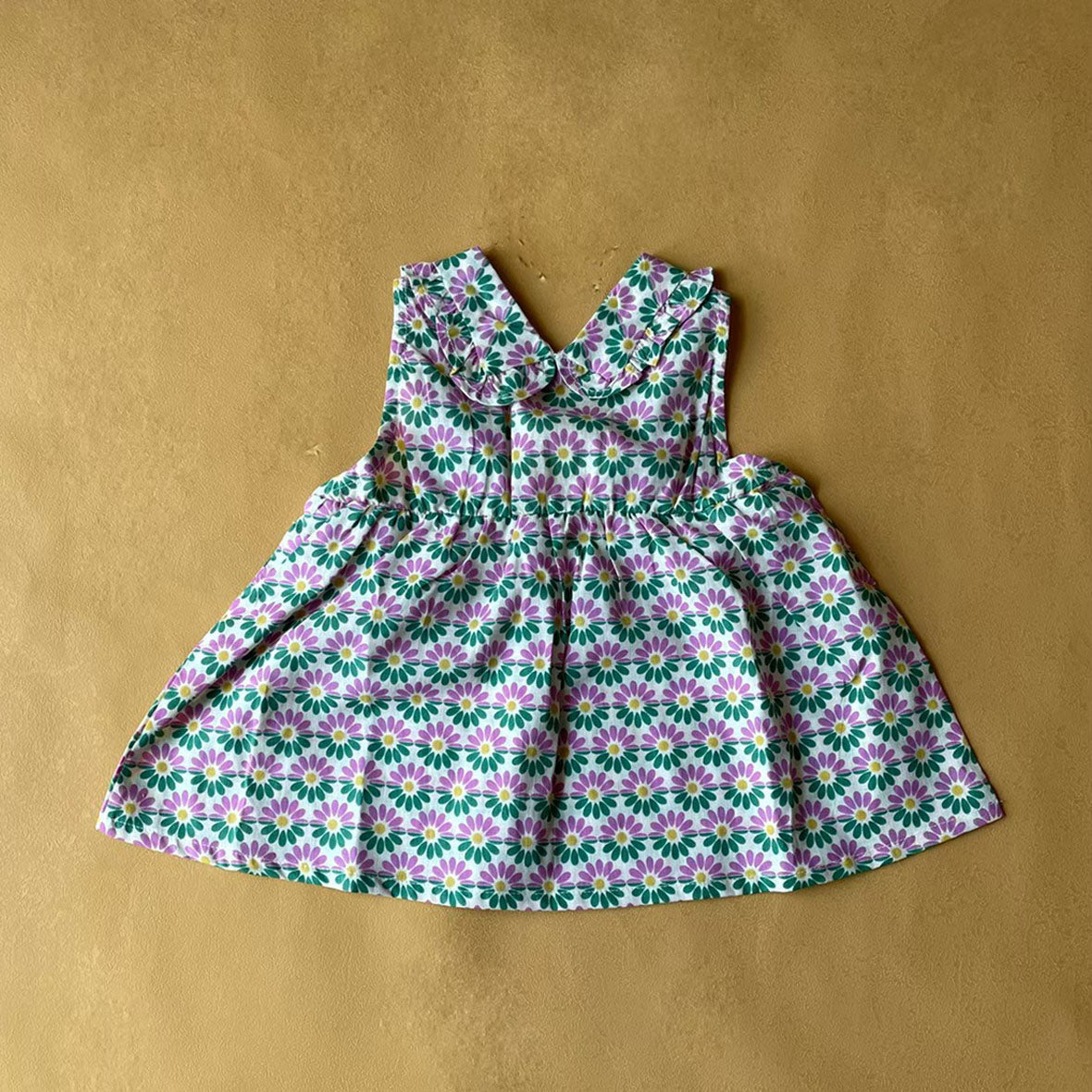 【30%OFF】&pal - flower print nosleeve shirt<pink>