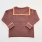 &pal - SAILOR KNIT PULLOVER＜orange＞