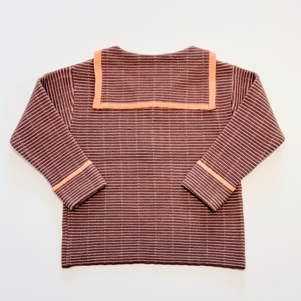 &pal - SAILOR KNIT PULLOVER＜orange＞