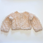 &pal - fluffy feather cardigan 2WAY＜ivory＞