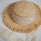 süß - Straw Hat with Italian Lace
