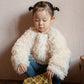 &pal - fluffy feather cardigan 2WAY＜ivory＞